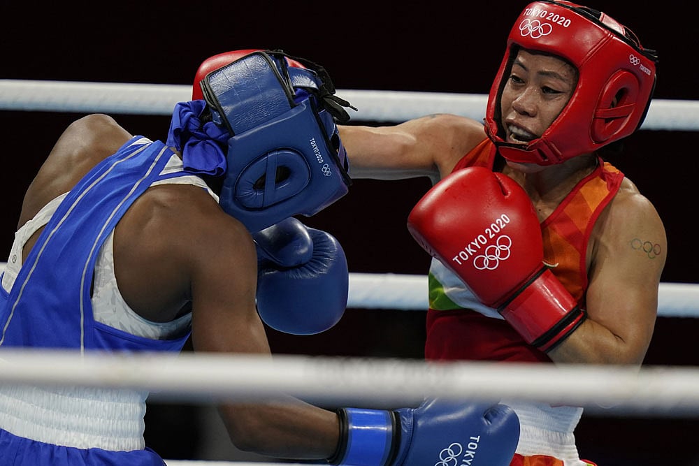 Mary Kom Teaches Miguelina Garcia Boxing Lessons, Enters Tokyo Olympics Pre-quarters