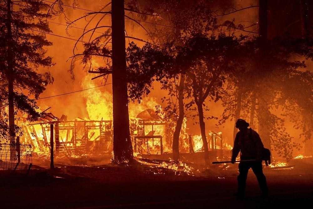 California's Largest Fire Torches Homes As Blazes Lash West