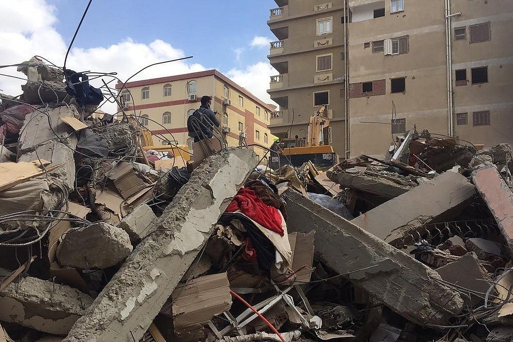 Residential Building In Cairo Collapses, One Dead