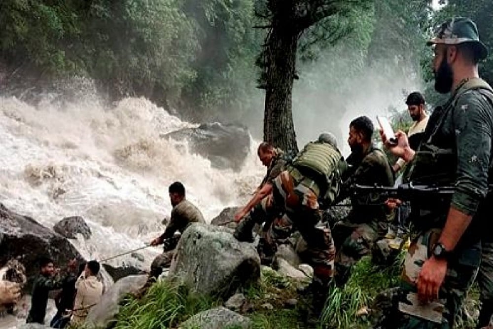 J&K Cloudburst: Joint Operation By Police, Army, SDF In Full Swing To Trace Missing Persons