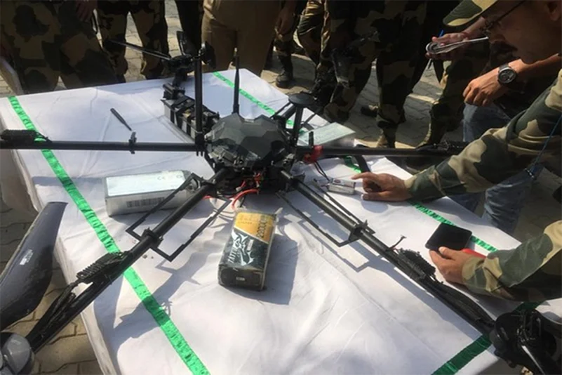 Samba drone sighting, Pakistani drone Jammu Kashmir, Bari Brahmana military alert