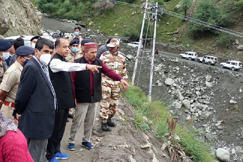 Himachal Cloudburst: CM Braves Inclement Weather To Reach Lahaul-Spiti, 178 Rescued, 66 Still Stranded