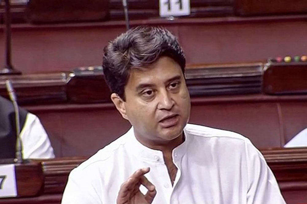 Amid Buzz Of Cabinet Reshuffle, BJP Leader Jyotiraditya Scindia Shortens MP Tour, Heads To Delhi