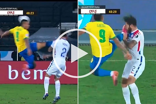 Copa America, Brazil Vs Argentina: 'Flying' Jesus Out Of Final For THIS Kick - WATCH