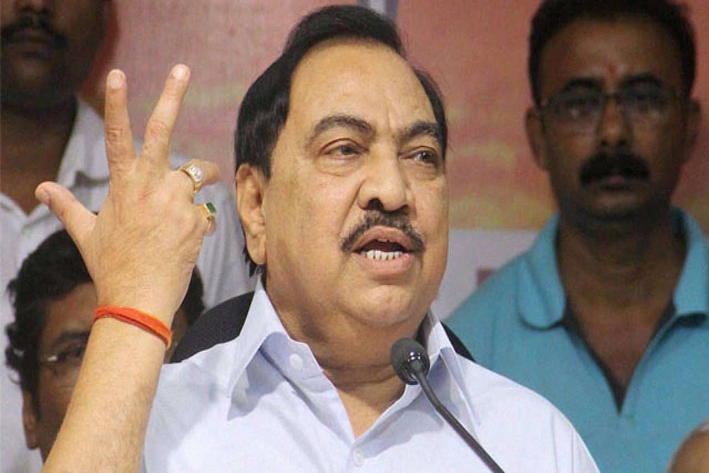 Money Laundering Probe: NCP Leader Eknath Khadse Appears Before ED