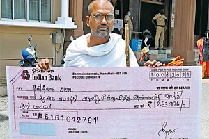 Tamil Nadu Man Writes Rs 2.6 Lakh Cheque To Govt To Help Clear State's Public Debt