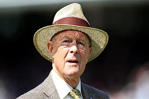 File Photo : Geoffrey Boycott Believes India missed Virat Kohli in Hyderabad Test