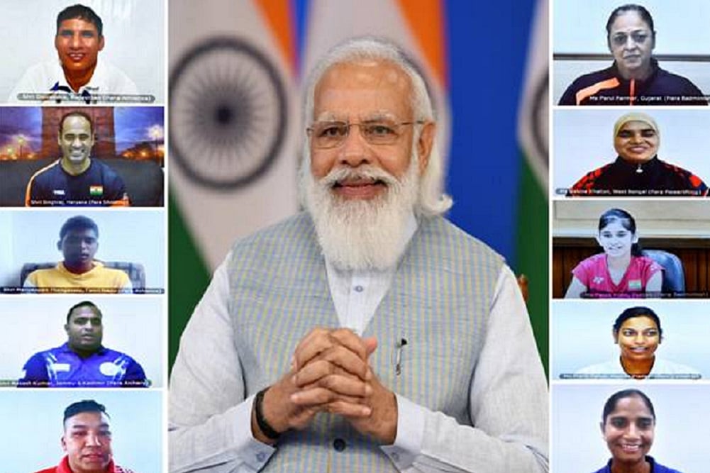 Tokyo Paralympics: Tokyo-bound Indian Contingent Interacts With PM Narendra Modi
