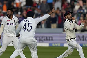 AP/File Photo : Virat Kohli (R) won't be featuring in the second Test