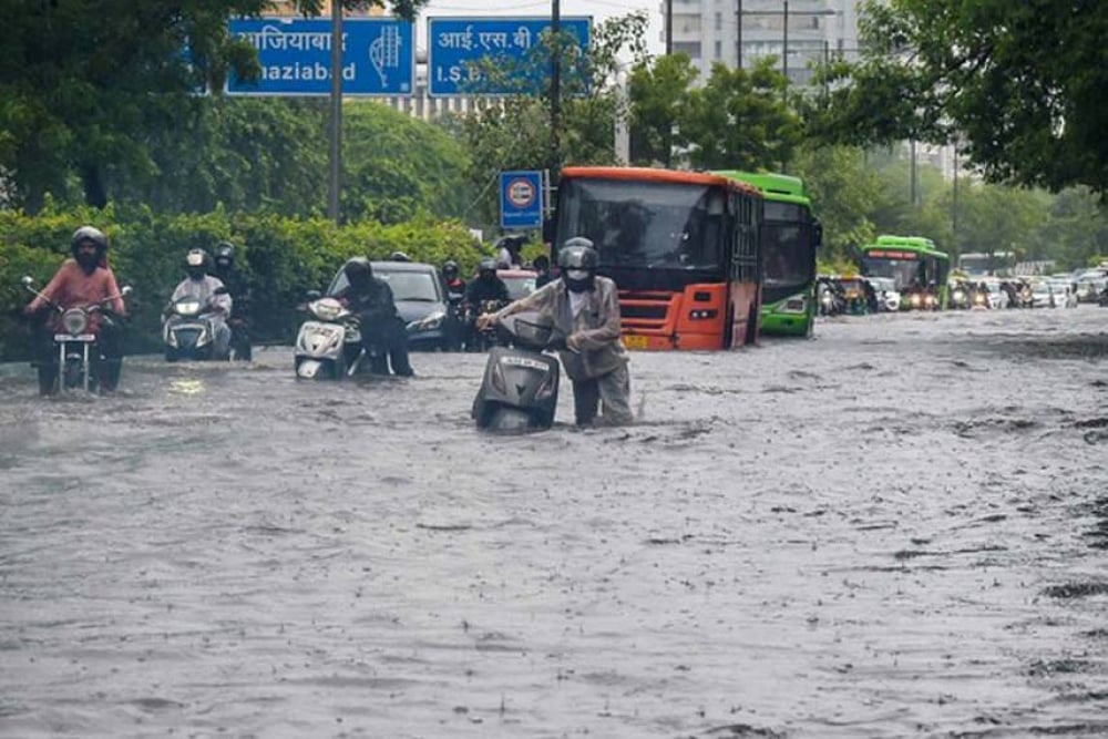 File photo : Rains Cause Water Logging In Delhi, Key Junctions Closed For Traffic 