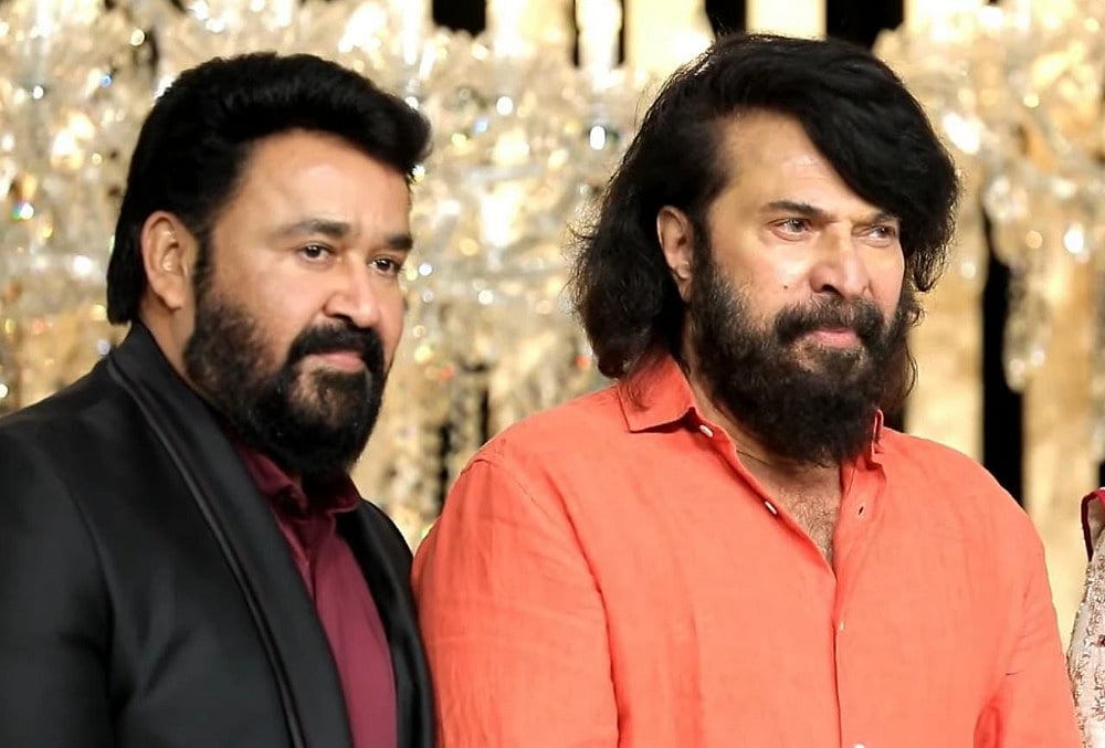 Mohanlal and Mammooty's Pictures From A Wedding In Dubai Go Viral