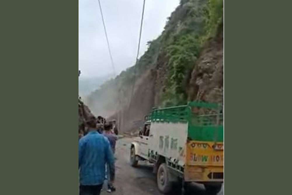 Watch: Landslides Hit Solan, Sirmaur Districts Of Himachal Pradesh, Search On For Trapped People