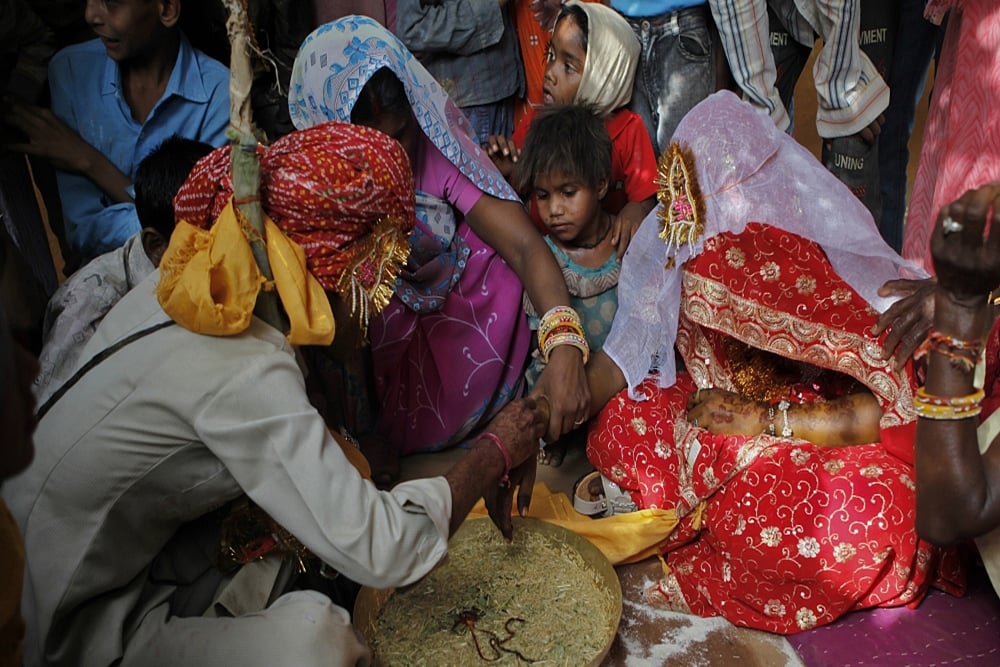 File image for representation only : Terming child marriages as a "social evil" and its commission a "criminal offence", the top court said that despite the near-universal agreement on its ills , its commission and prevalence have been "sobering".