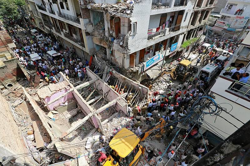 Three-Storey Building Collapse In Central Pakistan