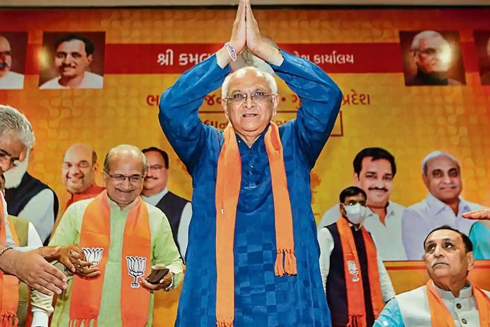 Bhupendra Patel, the new chief minister of Gujarat