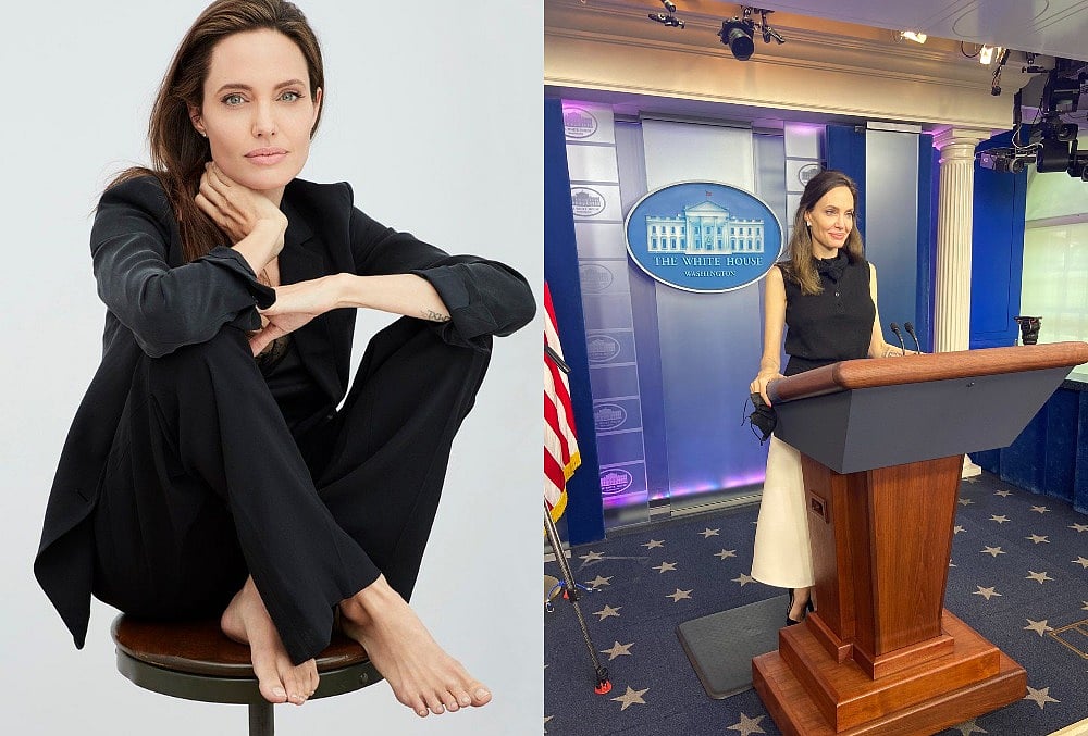 Angelina Jolie Visits White House To  Discuss Violence Against Women Act