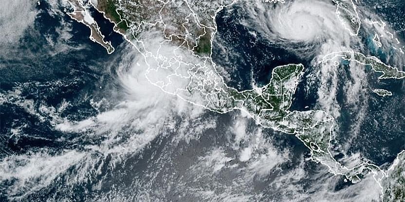 Tropical Storm Peter Forms Over The Atlantic Ocean