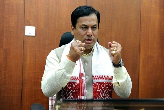 Sarbananda Sonowal Files Nomination For RS Polls