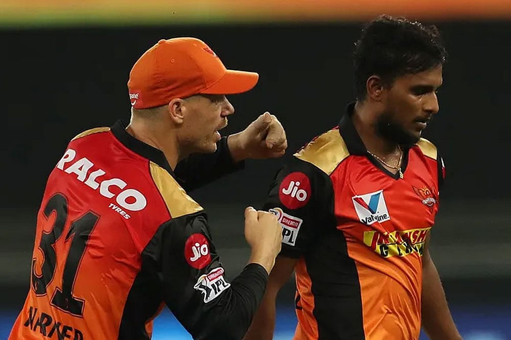 COVID-19 Scare In IPL 2021: Sunrisers Hyderabad Pacer Thangarasu Natarajan Tests Positive For Coronavirus