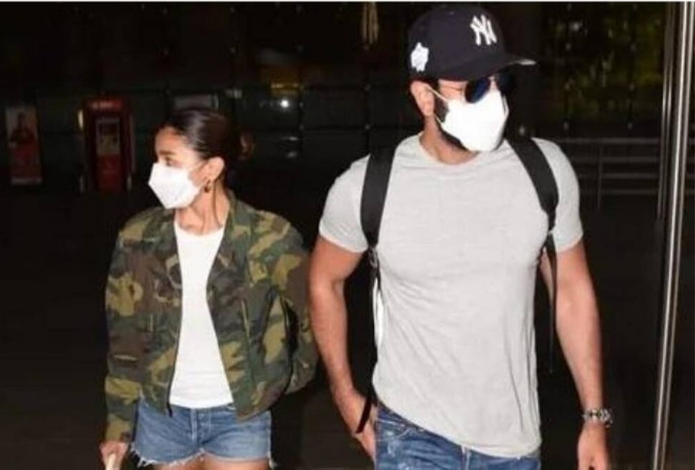 Ranbir Kapoor And Alia Bhatt Head Out To Jodhpur Ahead Of His 39th Birthday
