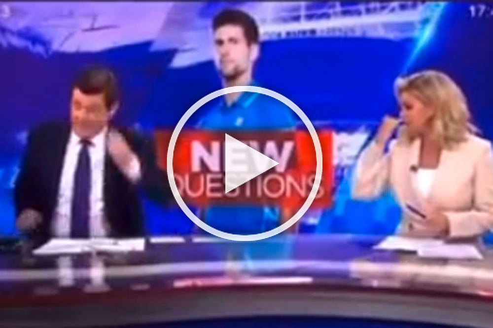 Newsreaders Call Novak Djokovic A 'Lying, Sneaky A***hole' In Leaked Tape - VIDEO