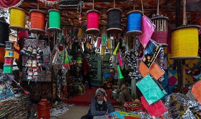 Jaipur collector Wednesday issued orders banning kite flying from 6 am to 8 am and from 5 pm to 7 pm till January 31. AP Photo/Mahesh Kumar A.