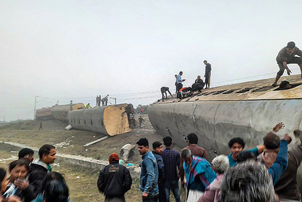 Problem With Locomotive's Equipment: Railway Min After Inspecting Bikaner-Guwahati Train Accident Site