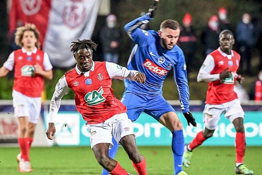 French Cup 2021-22: Fraser Hornby's Injury-Time Goal Helps 10-Man Reims Enter Last 16