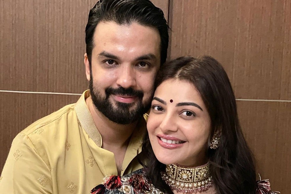 Kajal Aggarwal Flaunts Baby Bump With Husband Gautam Kitchlu; See Pic