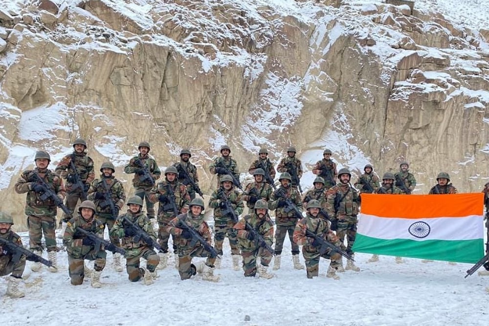 Ladakh: Images Of Army Holding Tricolour At Galwan On New Year Released