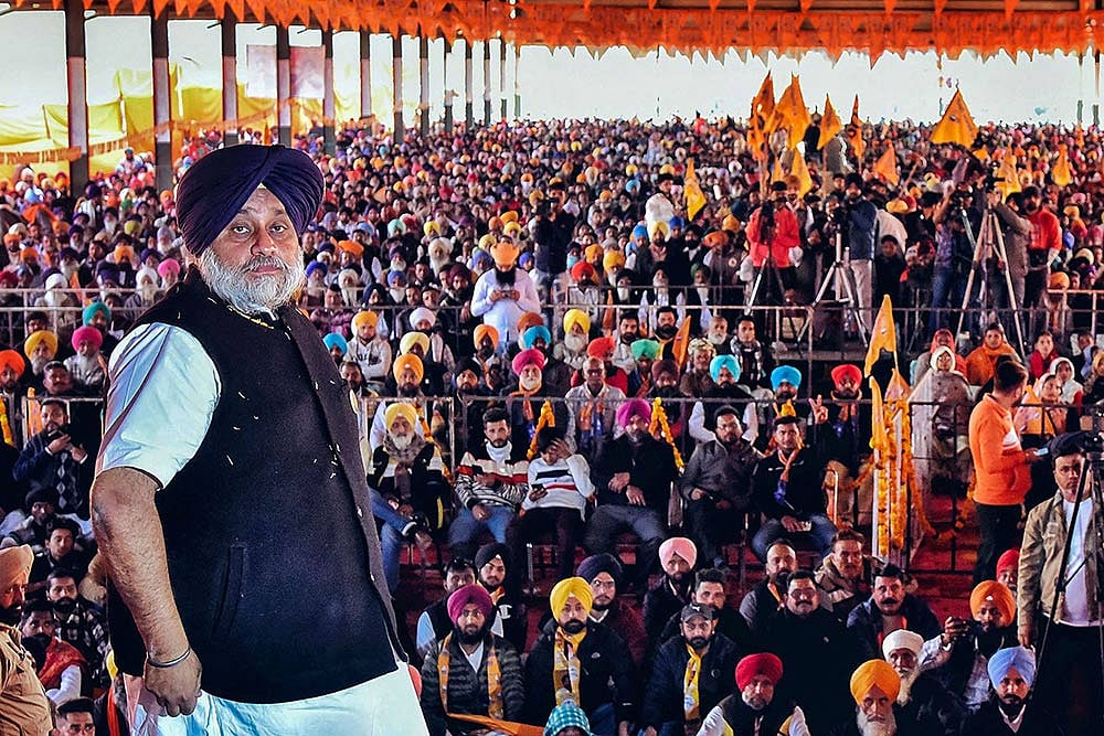 Criminal Case To Be Registered Against Channi If Sad-BSP Voted To Power: Badal