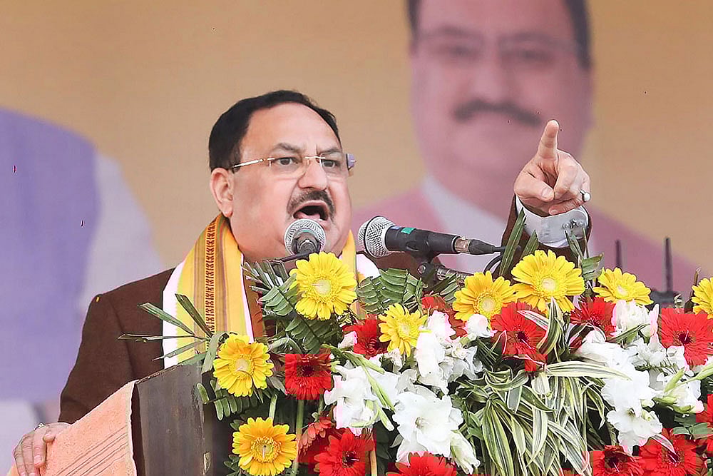 J.P Nadda, president of the Bharatiya Janata Party.