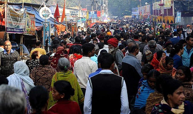 Gangasagar Mela is held every year where lakhs of people take a holy dip at Gangasagar on Makar Sankranti (January 14). Photo : Sandipan Chatterjee