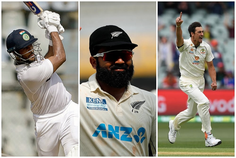 Mayank Agarwal, Ajaz Patel, Mitchell Starc Nominated For ICC Men's Player Of Month