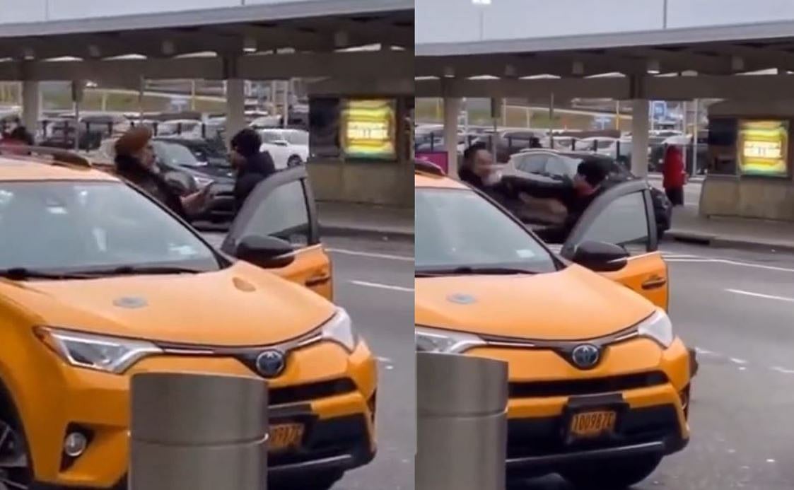 Turban Of Sikh Taxi Driver Knocked Off By Unidentified Man At JFK Airport In USA