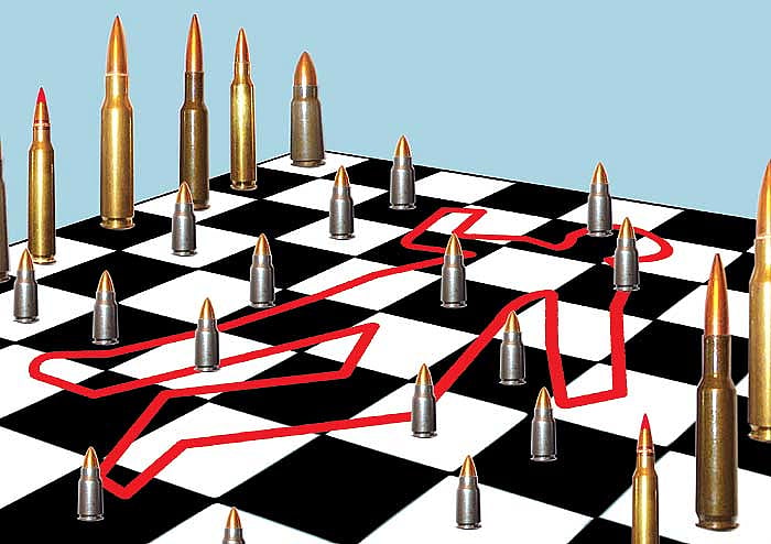 A Wall Of Bullets | Outlook India