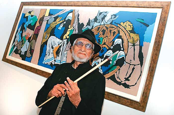 Bharat (Tempera On Newsprint)