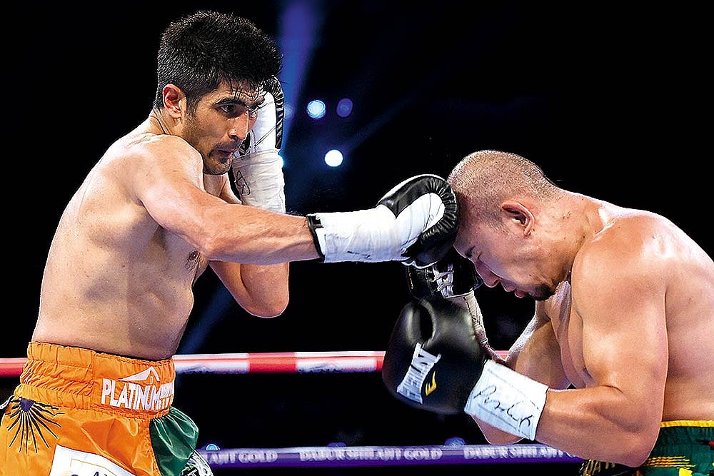 Split Between A Cross And A Jab