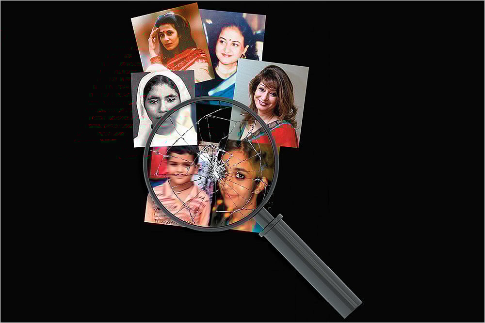 Lens Shows A Spiderweb