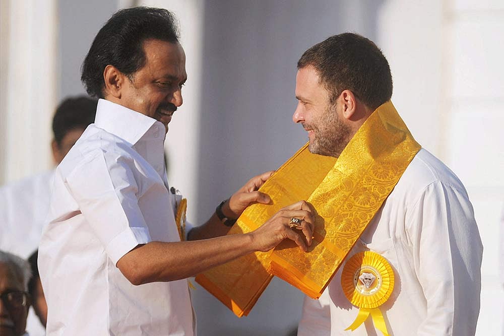 Congress-DMK Alliance: Chiefly Showing, Rush Of Temper