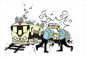 As Drivers Biff, Pull The Chain