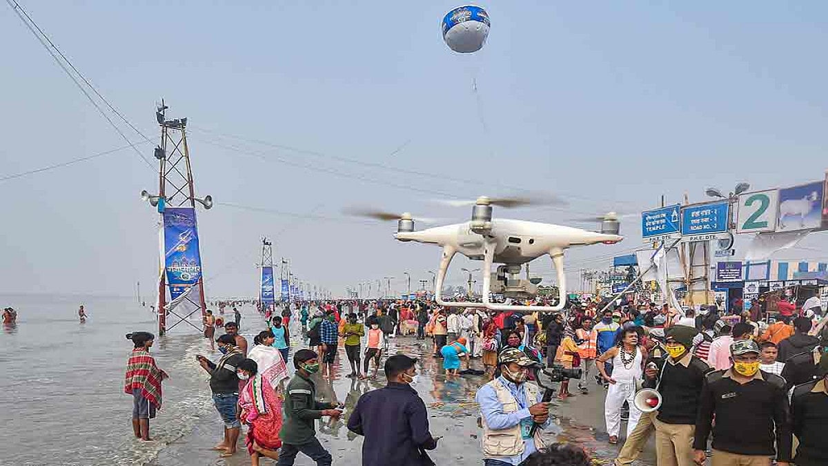 Thousands Take Holy Dip At Gangasagar On Makar Sankranti