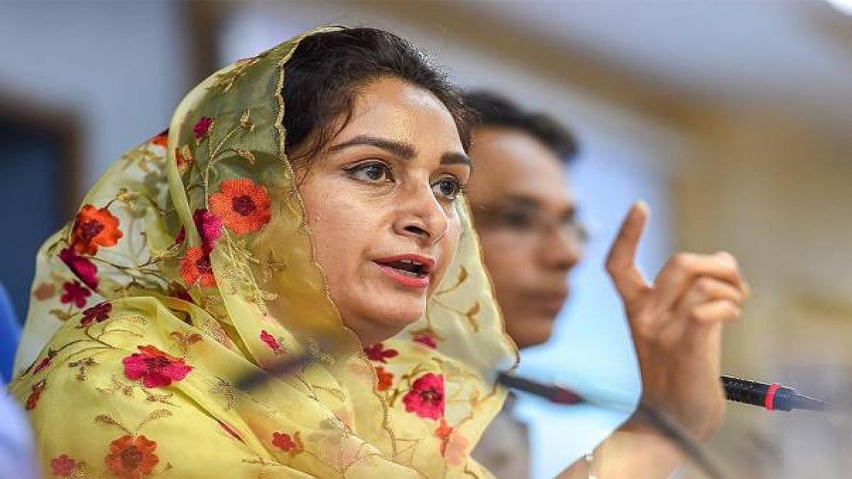 Shiromani Akali Dal leader Harsimrat Kaur Badal - null
