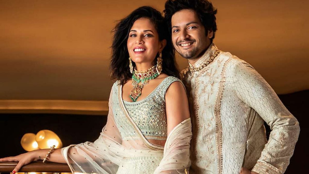 Ali Fazal and Richa Chadha 