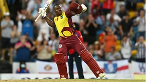 Captain Rovman Powell top-scored for the hosts.