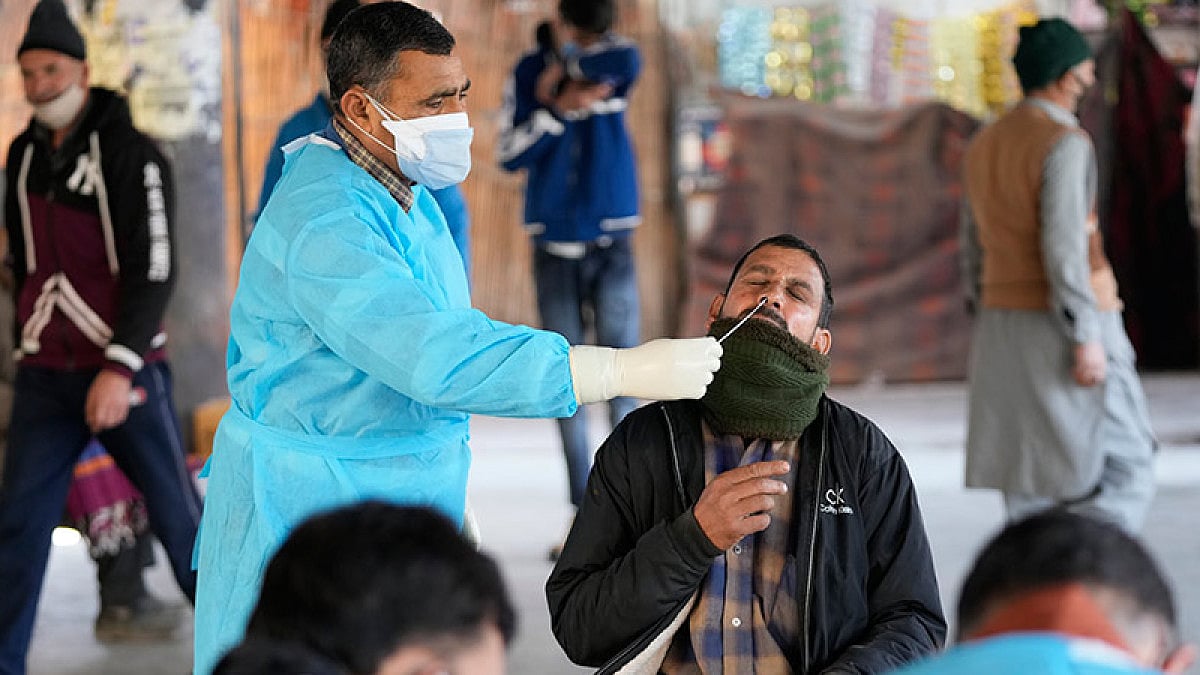 | file pic | : Covid-19 cases in India.