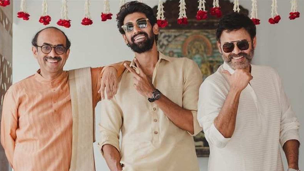 Suresh Babu, Rana Daggubati and Venkatesh Daggubati