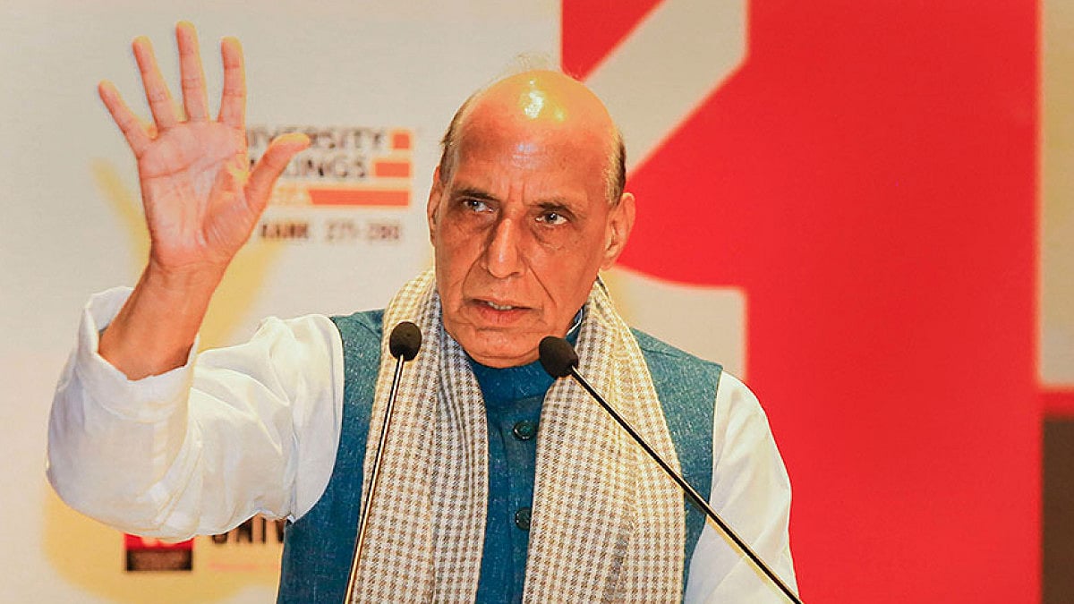 Defence Minister Rajnath Singh.