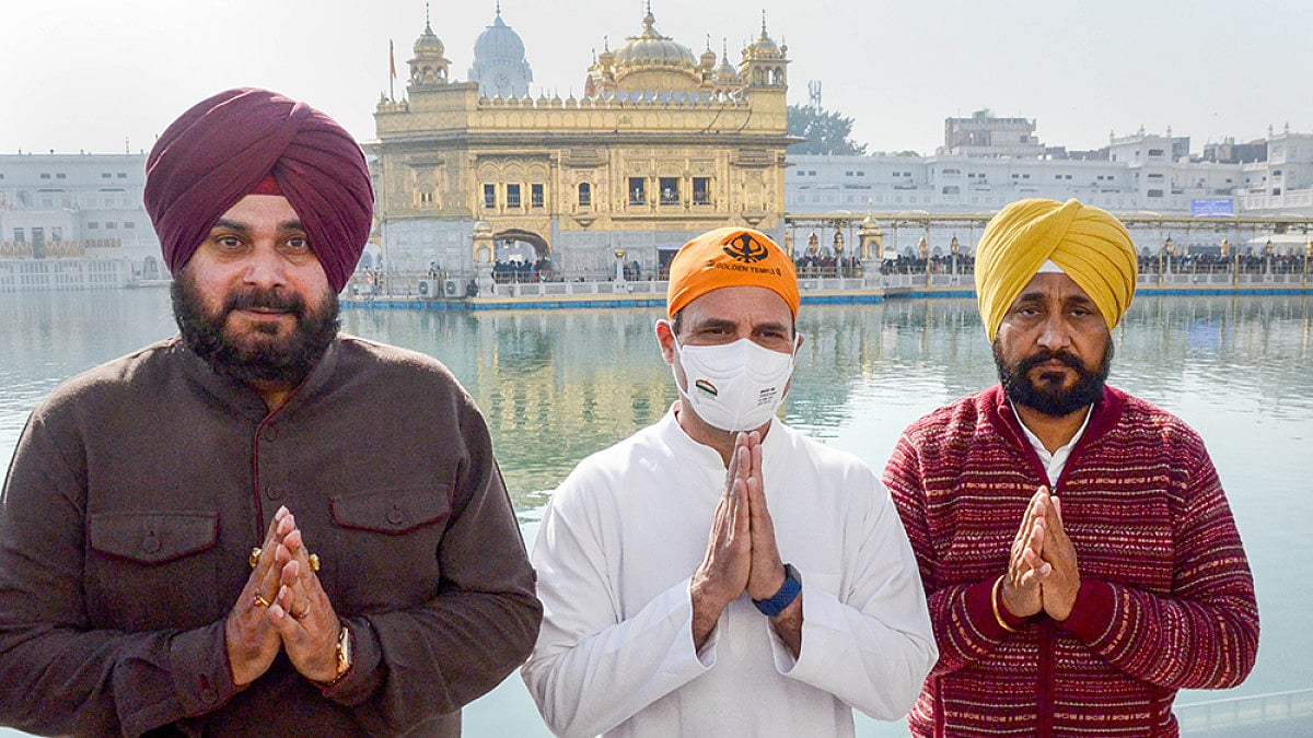 'Never Lived For A Post': Sidhu Hails Channi's Selection As CM Face In Punjab By Congress