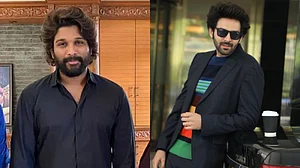 Allu Arjun and Kartik Aaryan